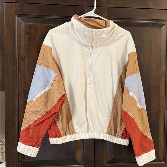 FP Movement by Free People Galactic Sport Pullover in Ivory Combo - Picture 2 of 4